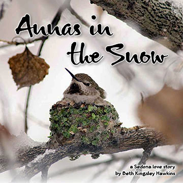Anna's in the snow - book cover, book by Beth Kingsley Hawkins